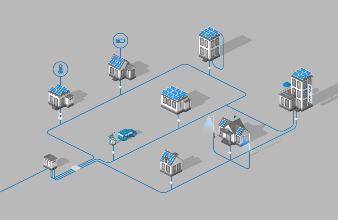 Kritische Infrastrukturen: Forschende des KIT entwickeln smarte Lösungen für eine nachhaltige und resiliente Stromversorgung (Grafik: Elektrizitätswerk der Stadt Zürich, ewz)