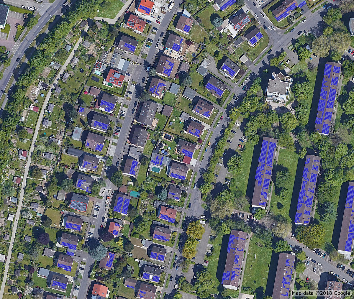 Automatisierte Erkennung und Inventarisierung von Energiesystemen am Beispiel von Photovoltaikanlagen. (Abb. greenventory)