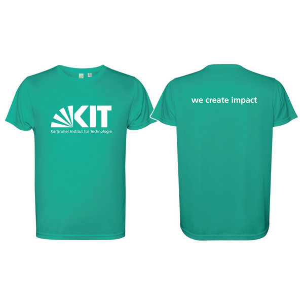 grünes Shirt mit KIt-Logo